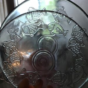 REDUCED Set of 2 Etched Bowls NWOT